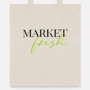 Market fresh tote bag